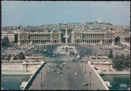 France - Paris - La Place De La Concorde - Cars - Nice Stamp 1963 - Notre Dame Von Paris