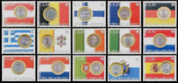 2004 VATICANO SET MNH ** Monete E Bandiere - Ongebruikt