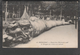 24 - BERGERAC - Exposition Nationale 1908 - Le Dragon Des Rochers De Lalinde (côte Carré 24/30) - Bergerac