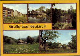 CPA Neukirch In Der Lausitz, Neubauten Parkstraße, Gondelteich, Valtenberg, Valtentalbaude - Autres & Non Classés