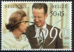 België 1990 OBP 2396 - Y&T 2396 - Anniversaire Du Mariage Royal - Boudewijn Baudouin Fabiola - Bonne Valeur - Usados