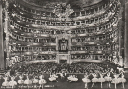 AD267 Milano - Teatro Alla Scala - Interno / Viaggiata 1954 - Milano