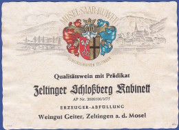 Germany - Mosel.Saar.Ruwer -|- Erzeuger-Abfulling, Weingut Geiter, Zeltingen A.D. Mosel - Alcohols & Spirits