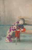 R044097 Old Postcard. Japan. Little Girl - World