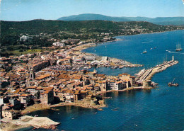 83 - Saint Tropez - Vue Aérienne Sur La "Pouncho", Les Vieux Quartiers Et Le Port - Saint-Tropez