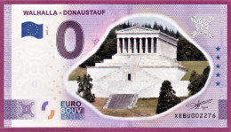 0-Euro XEBU 2021-3 Color WALHALLA - DONAUSTAUF ANNIVERSARY FARBDRUCK - Privatentwürfe