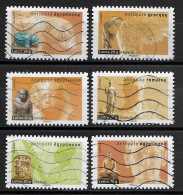 France 2007 Oblitéré Adhésif  N°104 -106 -108 -109 -110 -113 Ou  N° 4002 - 4004 - 4006 - 4007 - 4008 - 4010 - Art  Antiq - Used Stamps