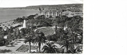 06 NICE PROMENADE DES ANGLAIS    BAIE DES ANGES  ET THEATRE DE VERDURE 1959 N°215 - Parchi E Giardini