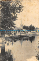 R044113 Old Postcard. Canal Near The Church. 1914 - World