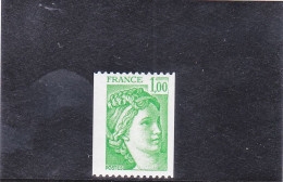 Y&T N° 1981Aa ** N° Rouge Au Verso - Unused Stamps