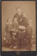 26 VALENCE  -  PHOTO BLAIN FRERES  -  COUPLE AVEC ENFANTS  - - Anciennes (Av. 1900)