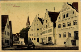 CPA Gundelfingen An Der Donau Schwaben, Gasthaus Goldener Stern, Eugen Felle, Hauptstraße - Other & Unclassified