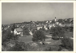 11641509 Russikon Ortsansicht Mit Kirche Russikon - Autres & Non Classés