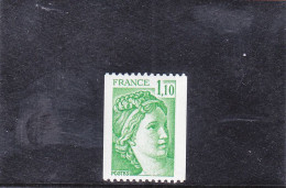Y&T N° 2062a ** N° Rouge Au Verso - Unused Stamps