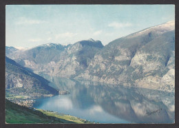 112834/ AURLAND, In The Background Flåm  - Norway