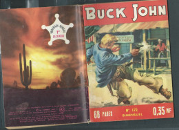 Bd " Buck John   " Bimensuel N° 172 " LE SUSPECT      , DL  N° 40  1954 - BE-   BUC 0902 - Kleine Formaat