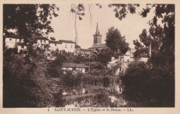 SAINT-JUSTIN ; L'Eglise Et La Douze - Autres & Non Classés