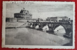 CPA Circulée 1932 - ITALIA, ROMA - CASTEL SANT'ANGELO ED IL TEVERE - Castel Sant'Angelo