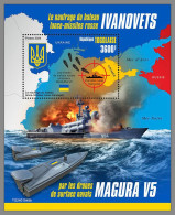 TOGO 2024 MNH Ukraine Sinking Russian Missile Boat Ivanovets S/S – OFFICIAL ISSUE – DHQ2419 - Militaria