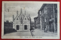 CPA Circulée 1928 - ITALIA, PISA - CHIESA DI SANTA MARIA DELLA SPINA - Pisa