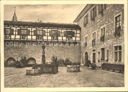 11641287 Kyburg Schloss Schlosshof Mit Wehrgang Brunnen Kyburg - Sonstige & Ohne Zuordnung