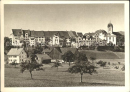 11641282 Grueningen ZH Ortsansicht Mit Kirche Zur 900 Jahrfeier Von Schloss Und  - Andere & Zonder Classificatie