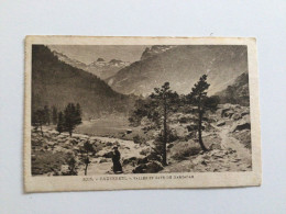 Carte Postale Ancienne (1933) Cauterets Vallée Et Gave Du Marcadau - Cauterets