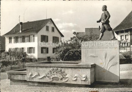 11641277 Wermatswil Kleinjogg Brunnen Skulptur Wermatswil - Otros & Sin Clasificación