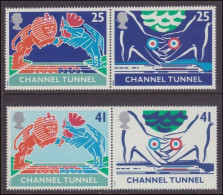 1994 Channel Tunnel Opening Unmounted Mint. - Unused Stamps