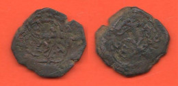 Spain 4 Maravedis Resella Dos Filippo IV° Copper Coin - Other & Unclassified