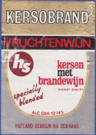 Netherlands - Kersobrand Vruchtenwijn  -|- Hofland-Semeijn, Den Haag - Alcohols & Spirits