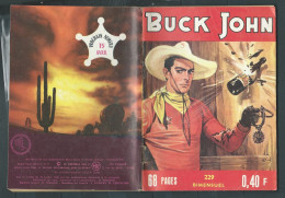 Bd " Buck John   " Bimensuel N° 229   "   Bague Et Joueurs     , DL  N° 40  1954 - BE-   BUC 0904 - Formatos Pequeños