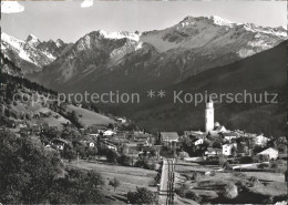 11641173 Saas Praettigau Panorama Blick Gegen Silvrettagruppe Saas Praettigau - Autres & Non Classés