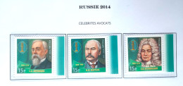 Russie 2014 YVERT N° 7546-7548 MNH ** - Neufs