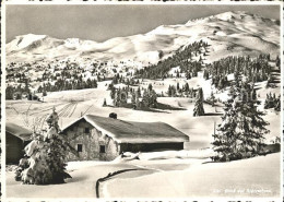 11641110 Lenzerheide Albula Berghuette Blick Auf Staetzerhorn Wintersportplatz L - Autres & Non Classés