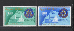 MAROC N°  559 + 560     NEUFS SANS CHARNIERE  COTE 2.20€     ROTARY INTERNATIONAL - Marocco (1956-...)