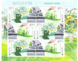 2016. Moldova, Europa 2016, Booklet-pane  Of 3 Sets, Mint/** - Moldova