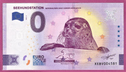 0-Euro XEBV 2022-3 SEEHUNDSTATION NATIONALPARK HAUS NORDEN-NORDDEICH - Privatentwürfe