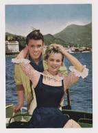 Sexy Actress CONNY FROBOESS And PETER KRAUS, Vintage German Photo Postcard RPPc AK (62784) - Schauspieler