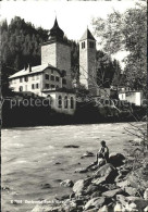 11641028 Susch Dorfpartie Am Fluss Susch - Sonstige & Ohne Zuordnung