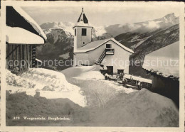 11641023 Wergenstein GR Bergfrieden Kirche Alpenpanorama Wergenstein - Sonstige & Ohne Zuordnung