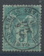 Lot N°83308   N°75, Oblitéré Cachet à Date De GARE DE TARBES " Htes-PYRENEES " - 1876-1898 Sage (Type II)