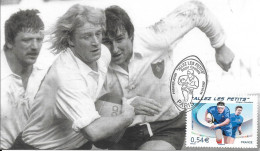 RUGBY -  Jean Pierre RIVES " Casque D'or "  FRANCE-ECOSSE 1979 - Rugby