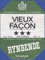 Netherlands - VIEUX FAÇON . Rynbende -|- Schiedam - Alcoholes Y Licores