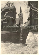 11640972 Zuerich Eingeschneit Altstadt Kirche Zuerich - Sonstige & Ohne Zuordnung