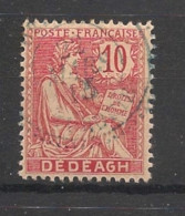 DEDEAGH - 1902-11 - N°YT. 11 - Type Mouchon 10c Rose - Oblitéré / Used - Usati