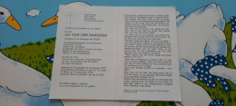 Jan Van Der Haeghen Geb.Antwerpen 10/02/1919- Getr.H. De Wilde - Politie Commissaris-Oudstrijder- Gest. Malle 20/09/1993 - Andachtsbilder