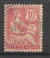 DEDEAGH - 1902-11 - N°YT. 11 - Type Mouchon 10c Rose - Oblitéré / Used - Usados