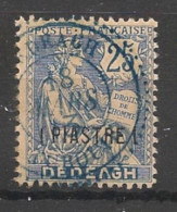 DEDEAGH - 1902-11 - N°YT. 13 - Type Mouchon 1pi Sur 25c Bleu - Oblitéré / Used - Usati