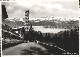 11640907 Zuerich Uetliberg Restaurant Aussichtsturm Zuerichsee Alpenpanorama Zue - Altri & Non Classificati